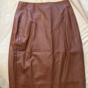 Pleather Skirt